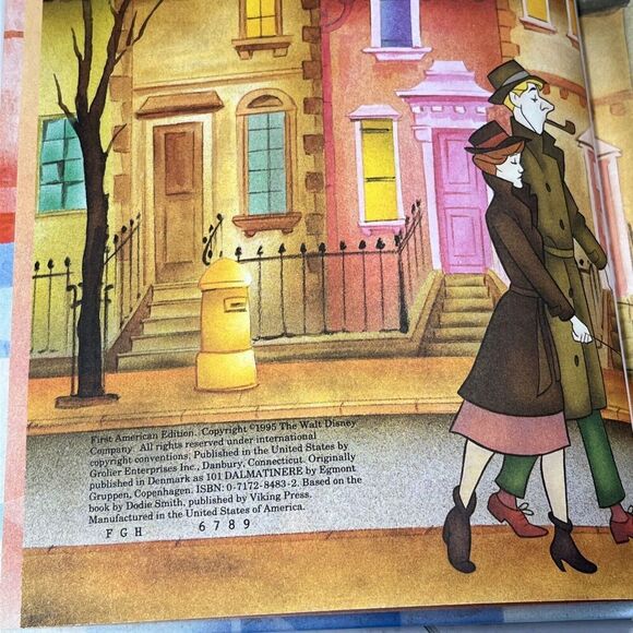 WALT DISNEY 101 DALMATIONS BOOK WONDERFUL WORLD OF READING 1995 HARDCOVER - Picture 3 of 4